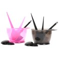 thumbnail image 6 of LEORX 5Pcs in 1 Set Hair Dyeing Comb Hair Color Mixing Bowl Black Nylon for Hairdressers Salon Use, 6 of 8