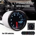 thumbnail image 3 of 2" 52mm Tacho Gauge 7 Color LED Car Pointer Tachometer Tacho Gauge Meter 0-8 RPM, 3 of 8