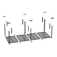 thumbnail image 4 of 3x8ft Overhead Garage Storage Rack, 750LBS Weight Capacity, Adjustable Ceiling Mounted Storage Racks Heavy Duty, Hanging Garage Storage, 36"W x 96"L x (22-40 Ceiling Dropdown), Black, 4 of 9