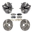 thumbnail image 1 of Transit Auto Front Hub Bearing Assembly Disc Brake Rotors and Ceramic Pads Kit for Car 2015 Subaru Legacy 2.5L KBB-100666, 1 of 11