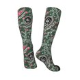 thumbnail image 2 of Knee High Socks for Men and Women, Paisley Pattern No.9091 Althletic Compression Socks, Support Long Tube Socks for Outdoor Sport, Calf Socks, High Stockings for Women Men, 2 of 7