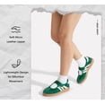 thumbnail image 6 of LUCKY STEP Retro Fashion Hook and Loop Sneakers Classic Slip on Casual Shoes,Olive Green,Womens, 6 of 10