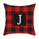 thumbnail image 2 of RKSTN christmas pillow covers Twenty Six Letters Christmas Pillowcase Peach Skin Print Cushion Cover Plaid Cushion Pillowcase, 2 of 3