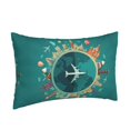 thumbnail image 2 of Bixox Around The Planet Printed Pillow Protector,Super Soft Ideal for Home,Guests,Rentals - 16"x24", 2 of 8