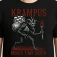thumbnail image 3 of Krampus Busier Than Santa Shirt – T-Shirt, Hoodie & Sweatshirt – Holiday Humor – Christmas Enthusiasts, 3 of 6