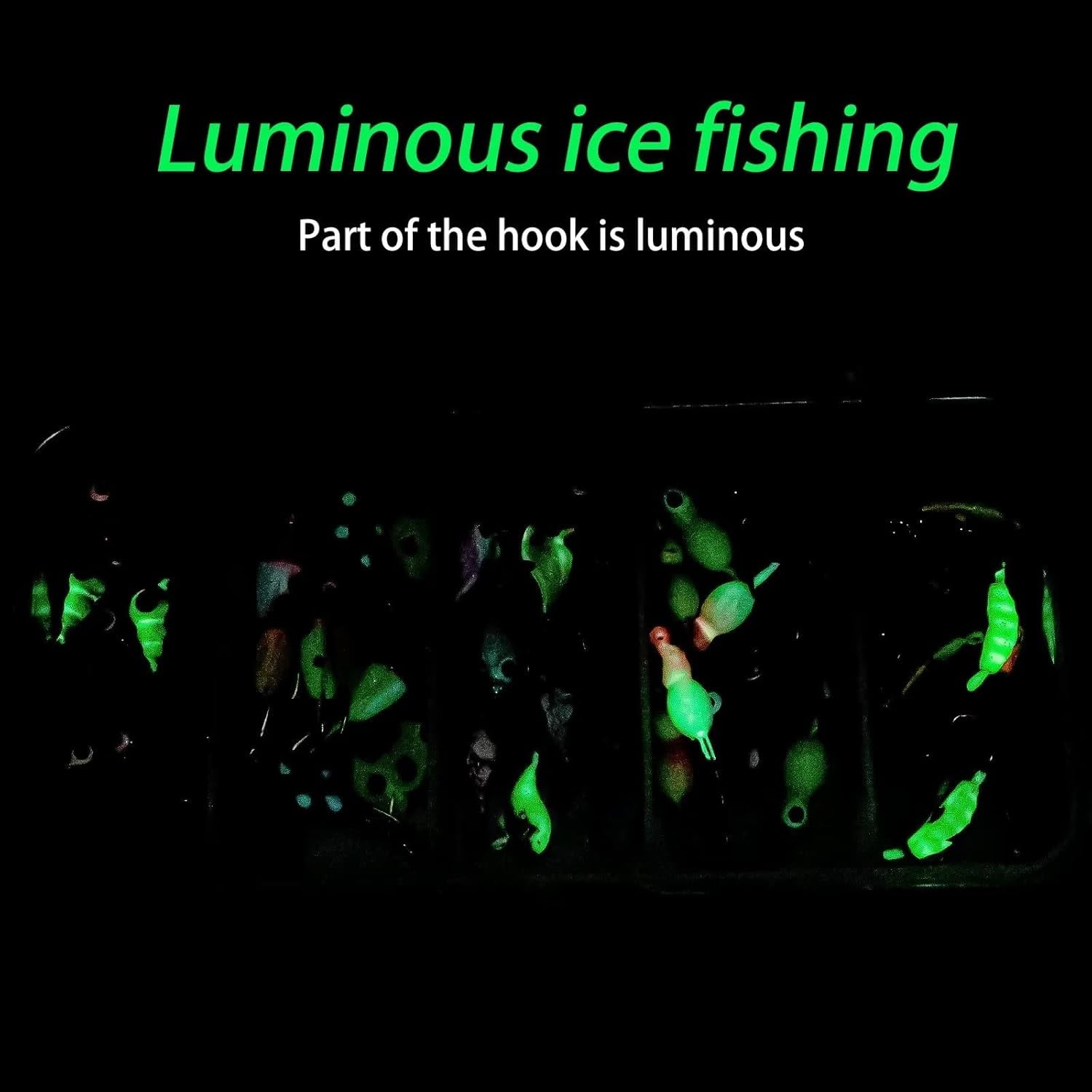 THKFISH Ice Fishing Jigs Kit Ice Fishing Lures for Walleye Perch Jigs Heads for Ice Fishing Tackle Panfish Crappie Jigs 50PCS/31PCS
