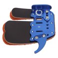 thumbnail image 1 of Archery Finger Tab Right Hand, Moderate Thickness Protecting Fingers Soft Blue Archery Finger Tab  For Shooting Practice M Fits 18-19CM Palm Bottom To Middle Fingertip, 1 of 8