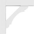 thumbnail image 3 of 5"W x 36"D x 36"H Standard Olympic Architectural Grade PVC Bracket with Block Ends, 3 of 11