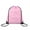Pink, variant on Drawstring Backpack Wide Storage Drawstring Bags Ultra-Portable Adjustable Straps Draw String Back Bag Style4 Pink