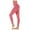 Red, variant on Women's Pants Skinny Solid Color Fashion Hip Seamless Point High Waist Speed Dry Pants Fitness Yoga Pants Legging