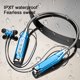 thumbnail image 5 of Auriculares inalámbricos de cuello colgante Bluetooth: auriculares inalámbricos deportivos con super espera, pantalla de potencia, graves pesados, larga duración de la batería - Azul, 5 of 7