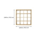 thumbnail image 2 of MasteelfCA Miniature Wooden Storage Rack Mini House Decor 16-grid Shelf Doll House Decor, 2 of 8