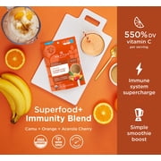 Navitas Organics Organic Superfood+® Immunity Blend, Vitamin C Powerhouse, Camu + Orange + Acerola Cherry, 4.2 oz (120 g)