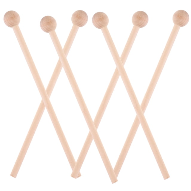 FUEENIRVA 6Pcs Musical Instrument Accessories Percussion Sticks for Rhythm Training