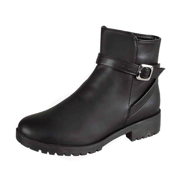 Botin Para Mujer CASTALIA Negro con Cierre 351-18 CASTALIA 351-18