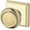 Lifetime Polished Brass, variant on Baldwin Hd.Tra.Tsr Traditional Non-Turning One-Sided Dummy Door Knob - Brass