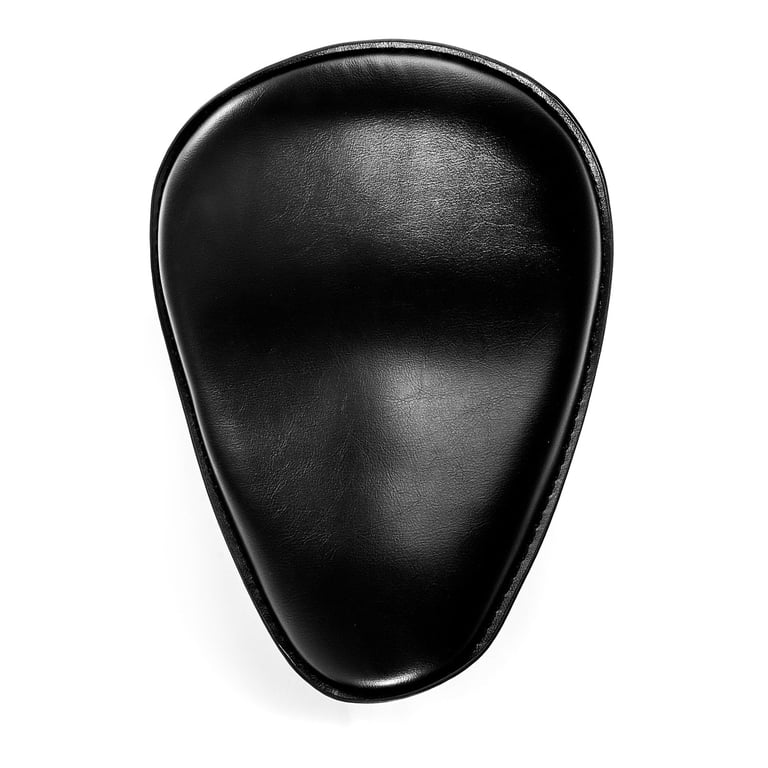 NATGIC Harley Motorfiets Solo Zitkussen Baseplate Spring Seat Pad Zadelbeugel voor Harley/Honda/Yamaha/Kawasaki (Nieuw-Zwart