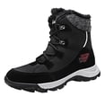 thumbnail image 2 of Botas de nieve impermeables antideslizantes para mujer, zapatos de algodón grueso de terciopelo, botas de esquí al aire libre para deportes de tubo medio para mujer Wmkox8yii  ghj2170, 2 of 9