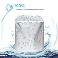 thumbnail image 6 of Homoyoyo Plated Silver Washing Machine Cover with Waterproof Oxford Cloth and Zipper Protection, 6 of 8