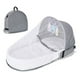 thumbnail image 2 of Cama de bebé portátil para recién nacidos, nido de bebé con mosquitera de protección, Moisés plegable, cesta para dormir infantil Fivean unisex, 2 of 2