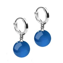 Mall of Style - Potara Earrings for Women - Japanese Potara Agate Earrings (The Ocean - Pair)