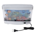 thumbnail image 2 of Luz Nocturna De Peces De Acuario, Imágenes Dinámicas En Movimiento Lámpara Sensorial Artificial Para Sala De Estar, Oficina, Ambiente Sereno En Aguas Profundas Con Peces, 2 of 7