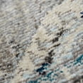 thumbnail image 4 of Luxee Designs Montana 2x3 Area Rug, Durable Low - Pile Medallion Pattern Indoor Rugs for Living Room, Bedroom, Kitchen, Office, High Traffic Area - Teal, 4 of 10
