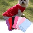 thumbnail image 3 of Frogued Pet Dress Solid Color Decoration Breathable Pet Dog Mini Skirt for Summer (Pink,L), 3 of 13
