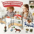 thumbnail image 2 of Horse Stable Playset, [2025 New] Horse Toys for Girls and Boys with Rider, Farm Animal Figurines Barn Toys, Pretend Play Toys for Kids 3-5 6 7 8-10 Christmas Birthday Gifts, 2 of 8