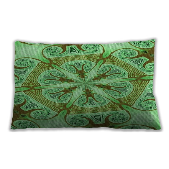 Ahgly Company Indoor Rectangular Contemporary Lumbar Throw Pillow, 13 inch by 19 inch