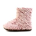 thumbnail image 2 of Luckers Women's Ultra Soft Ice Cream Pink Slippers Booties  Size Medium (7/8 B(M) US), 2 of 3