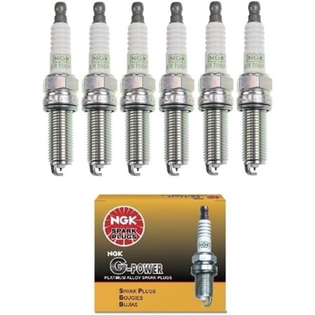 NGK Platinum G-Power Spark Plug Replacement for Honda Pilot 3.5 V6 2009-2019 6-Pack