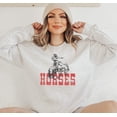 thumbnail image 3 of HORSES Graphic Unisex Fleece Pullover, 3 of 5