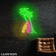 thumbnail image 3 of GLOWNEON Ocean Theme Neon Light, Surf & Palm Tree LED Wall Art for Coastal Coffee and Surf Shops, 3 of 4