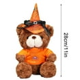 thumbnail image 3 of Halloween Teddy Bear Plush Doll with Hat, Cute Bear Stuffed Animal, Halloween Costume Edition, Soft Plush Toy for Kids and Collectors, 3 of 4