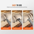thumbnail image 5 of VEVOR Lathe Chisel Set 3PCS Wood Working Turning Tools Carbide Steel Toolbox, 5 of 10