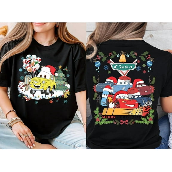 Cars Merry Christmas Shirt, Disney Cars Xmas Shirt, Disney Christmas Matching Shirt, Disney Xmas Holiday Shirt, Disney Christmas Trip Shirt