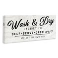 thumbnail image 4 of Stupell Industries Self Service Laundry Typography Painting Gallery Wrapped Canvas Art Print Wall Art, 30 x 13, 4 of 8