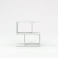 thumbnail image 3 of Ada Home Decor Furniture White 2 Tier Sawyer Modern Side Table, 3 of 6