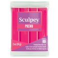 thumbnail image 2 of Premo Sculpey Polymer Clay 2Oz-Fluorescent Pink, 2 of 2