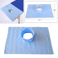 thumbnail image 4 of yotijay 3xMassage Table Cover Sheet with Face Hole for Beauty Salon SPA Massage Tables Blue, 4 of 9