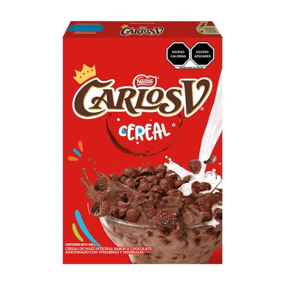 Cereal Carlos v Carlos V integral sabor chocolate 590 g
