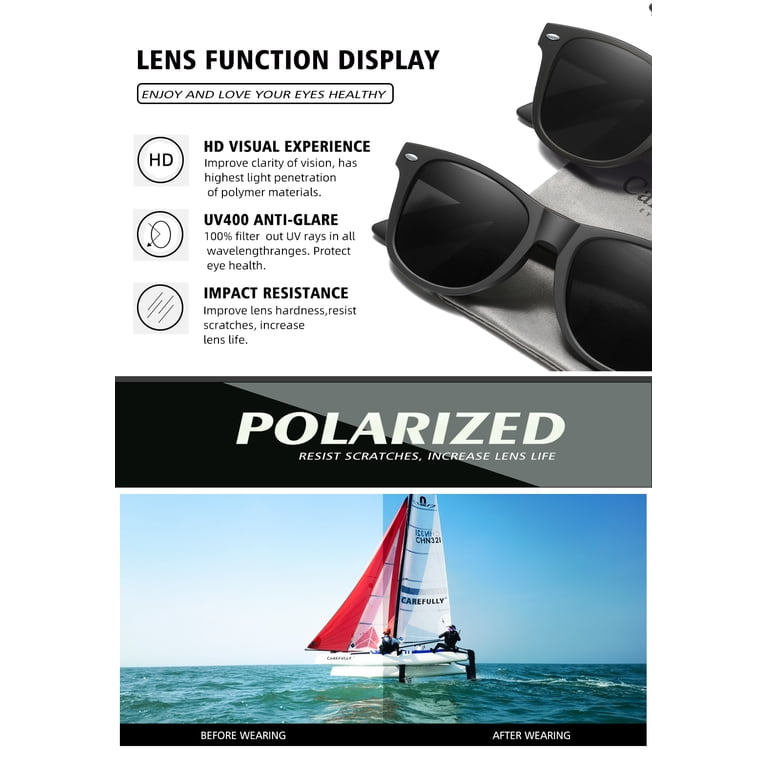 Carefully Square Sunglasses for Men and Women Sunglasses for  display picture 2