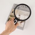 thumbnail image 4 of Magnifying Glass, Scratch Resistant Large Viewing Area Evenly LED Handheld Lighted Magnifier  for Jewelry Identification for Seniors for Inspection, 4 of 7