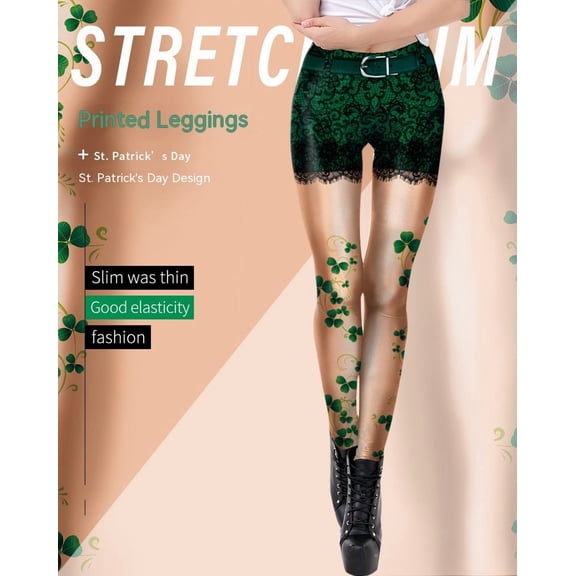 Patrick's Day 3D Digital Printed Women's Pants And Leggings 1773656642685521
