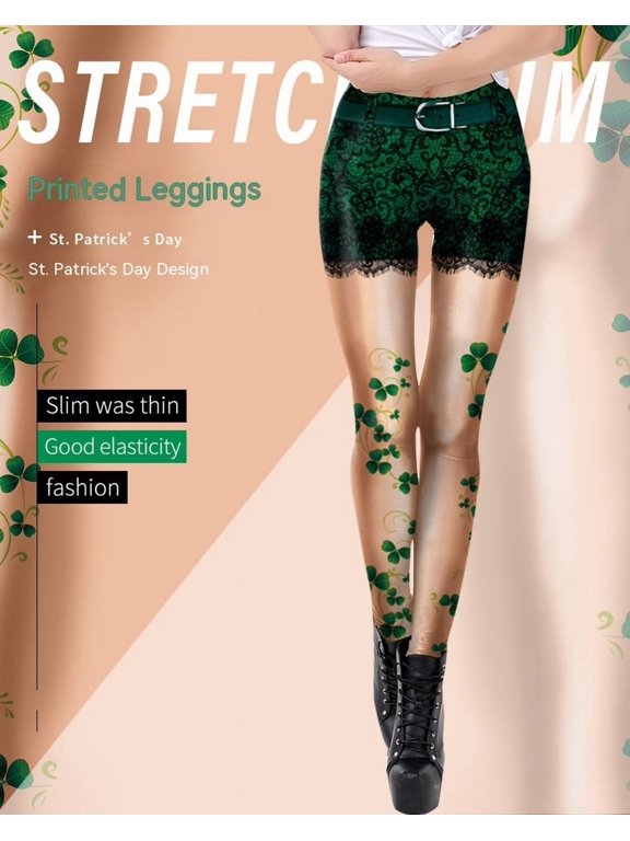 Patrick's Day 3D Digital Printed Women's Pants And Leggings 1773656642685521