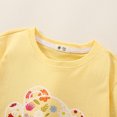 thumbnail image 4 of Cethrio Girls T-shirts, Casual Short Sleeve Cotton Graphic Tees Summer Tops Yellow Size 7-8, 4 of 8