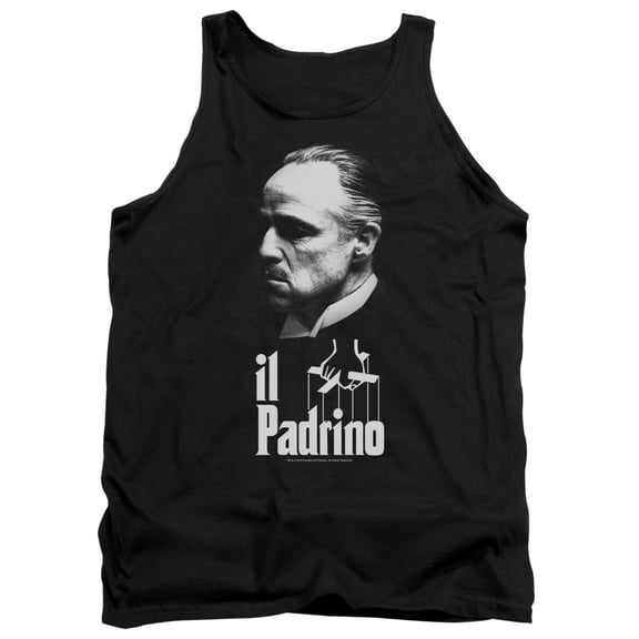 Godfather Il Padrino Adult Tank Top Black