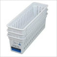 thumbnail image 5 of Mainstays 3-Pack Plastic Narrow Drawer Organizer Storage Baskets, Kitchen Drawer, Desk Drawer and Bathroom Drawer Organizer Bins, 10.3" x 3.1" x 2.4", 5 of 11