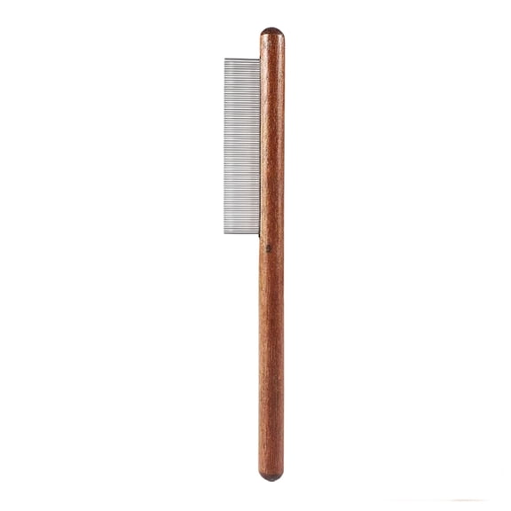 Pet Flea Comb for Dogs and Cats Professional Grooming Tool Stainless Steel Fine Tooth Needle Comb for Lice Removal and Tear Stain Heavy Duty Quality